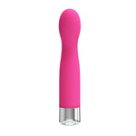 Vibrator pentru punctul G Pretty Love John, silicon, magenta, impermeabil