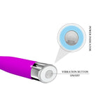 Vibrator Pretty Love John din silicon pentru punctul G, 12 funcții, impermeabil