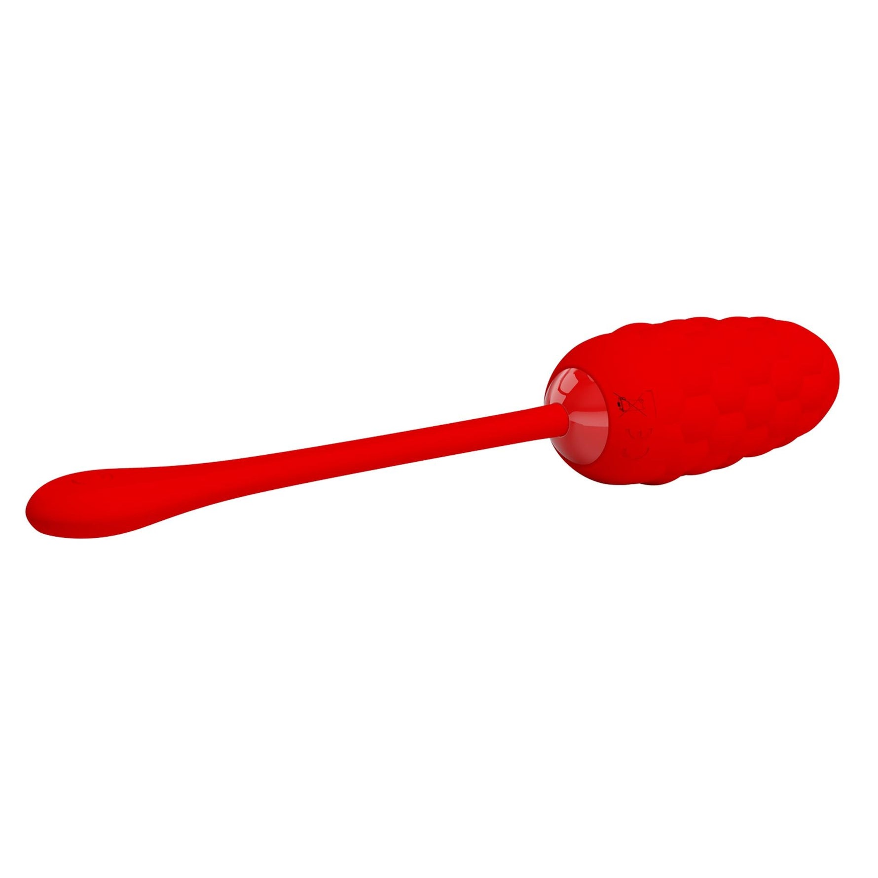 Ou vibrant Pretty Love Marina Egg din silicon, roșu, cu 12 funcții