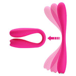 Vibrator Pretty Love Yedda din silicon, 12 funcții, USB