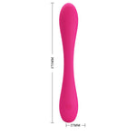 Vibrator Pretty Love Yedda din silicon, 12 funcții, USB