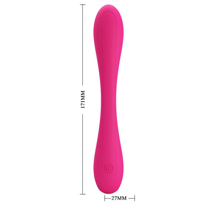 Vibrator Pretty Love Yedda din silicon, 12 funcții, USB