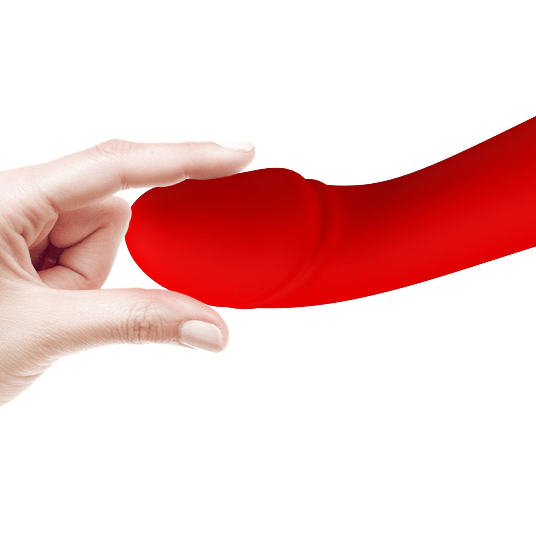 Vibrator Pretty Love Cetus pentru punctul G, silicon roșu, 12 vibrații