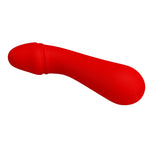 Vibrator Pretty Love Cetus pentru punctul G, silicon roșu, 12 vibrații