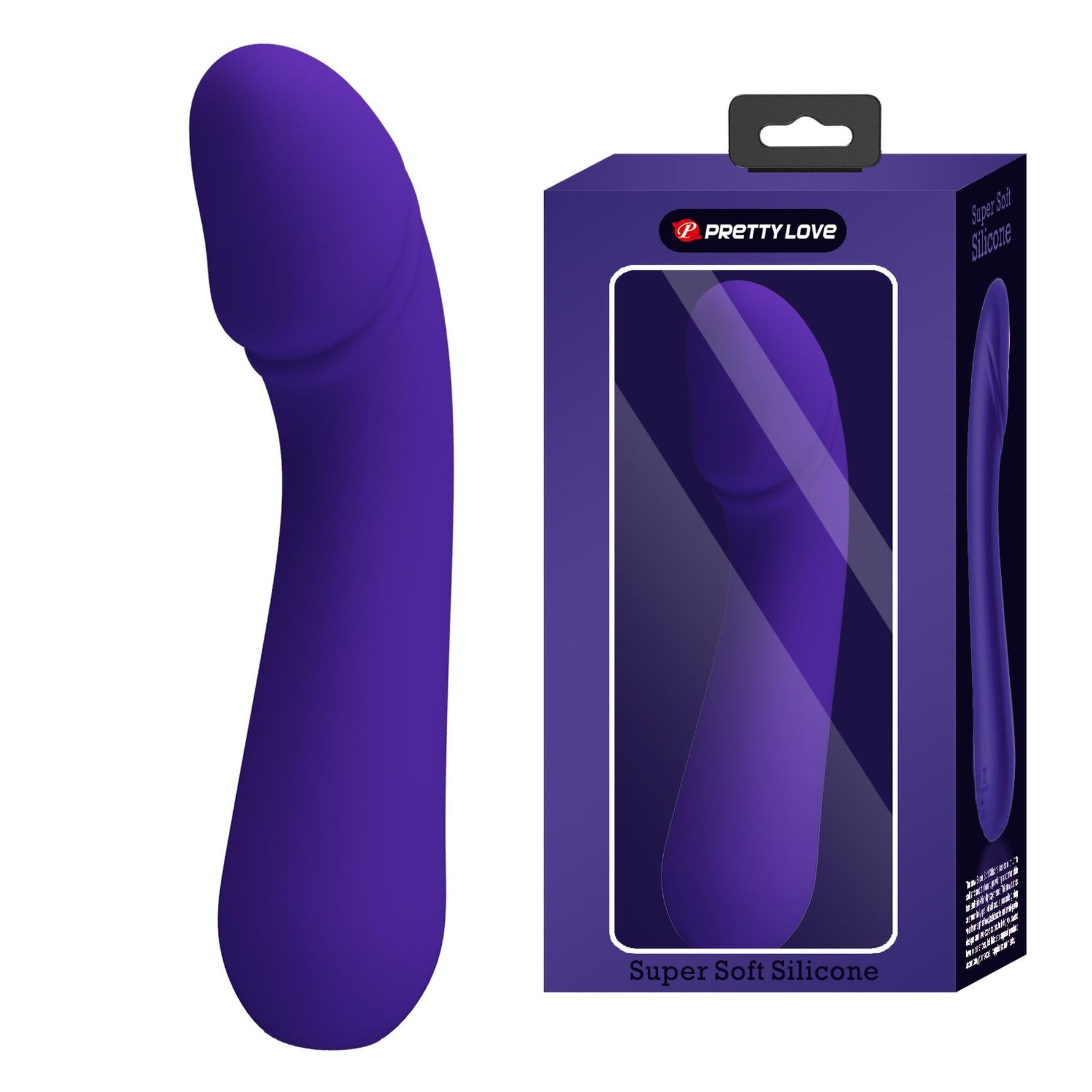 Vibrator pentru punctul G Pretty Love Cetus din silicon violet închis