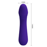 Vibrator pentru punctul G Pretty Love Cetus din silicon violet închis