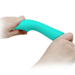 Vibrator Pretty Love Cetus din silicon pentru punctul G, verde, 12 funcții