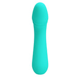 Vibrator Pretty Love Cetus din silicon pentru punctul G, verde, 12 funcții