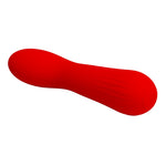 Vibrator Pretty Love Faun pentru punctul G, silicon roșu, 12 funcții