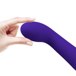 Vibrator pentru punctul G din silicon Pretty Love Faun, violet închis
