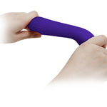 Vibrator pentru punctul G din silicon Pretty Love Faun, violet închis
