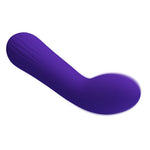 Vibrator pentru punctul G din silicon Pretty Love Faun, violet închis