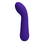 Vibrator pentru punctul G din silicon Pretty Love Faun, violet închis