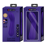 Vibrator pentru punctul G din silicon Pretty Love Faun, violet închis
