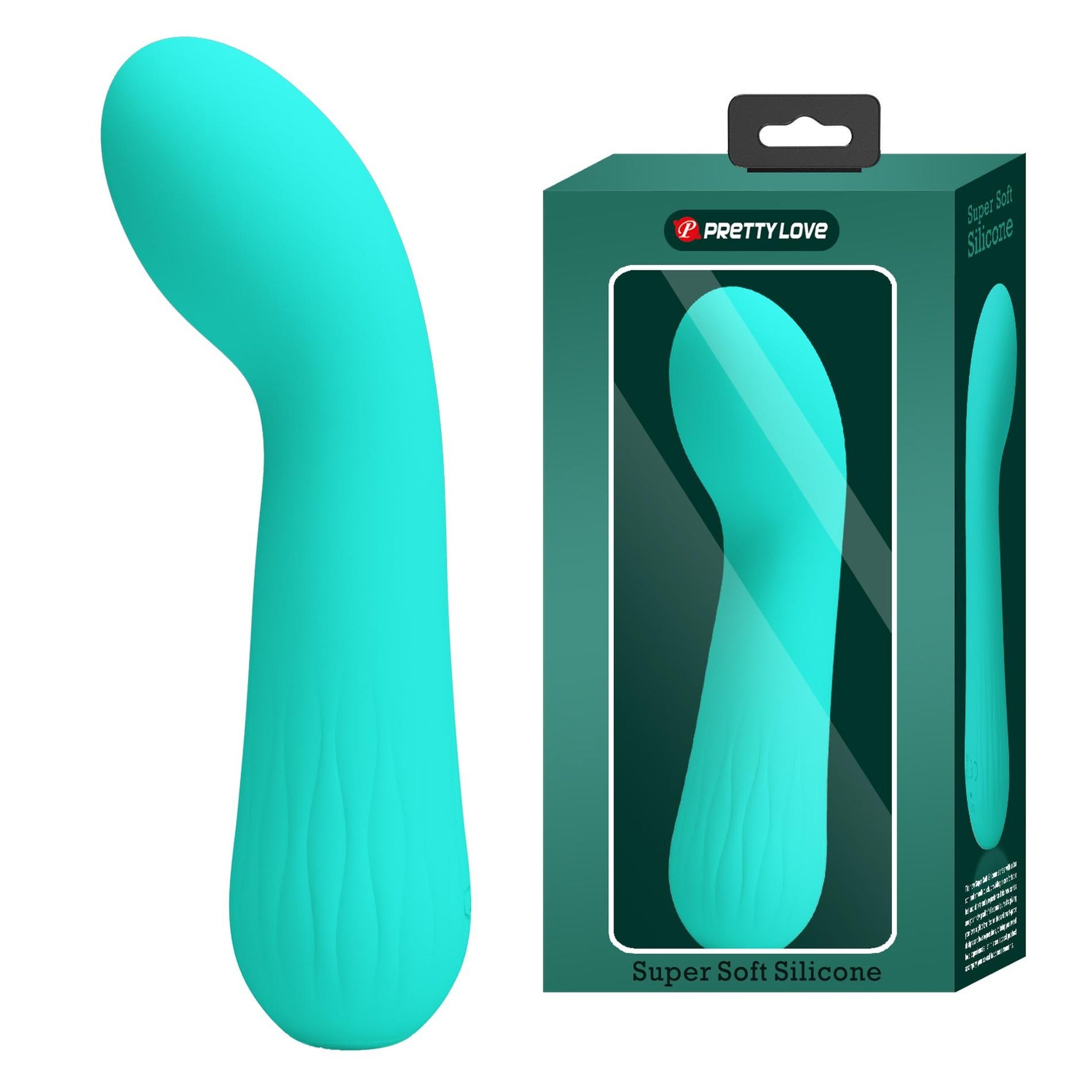 Vibrator Pretty Love Faun din silicon pentru punctul G, verde, cu 12 funcții