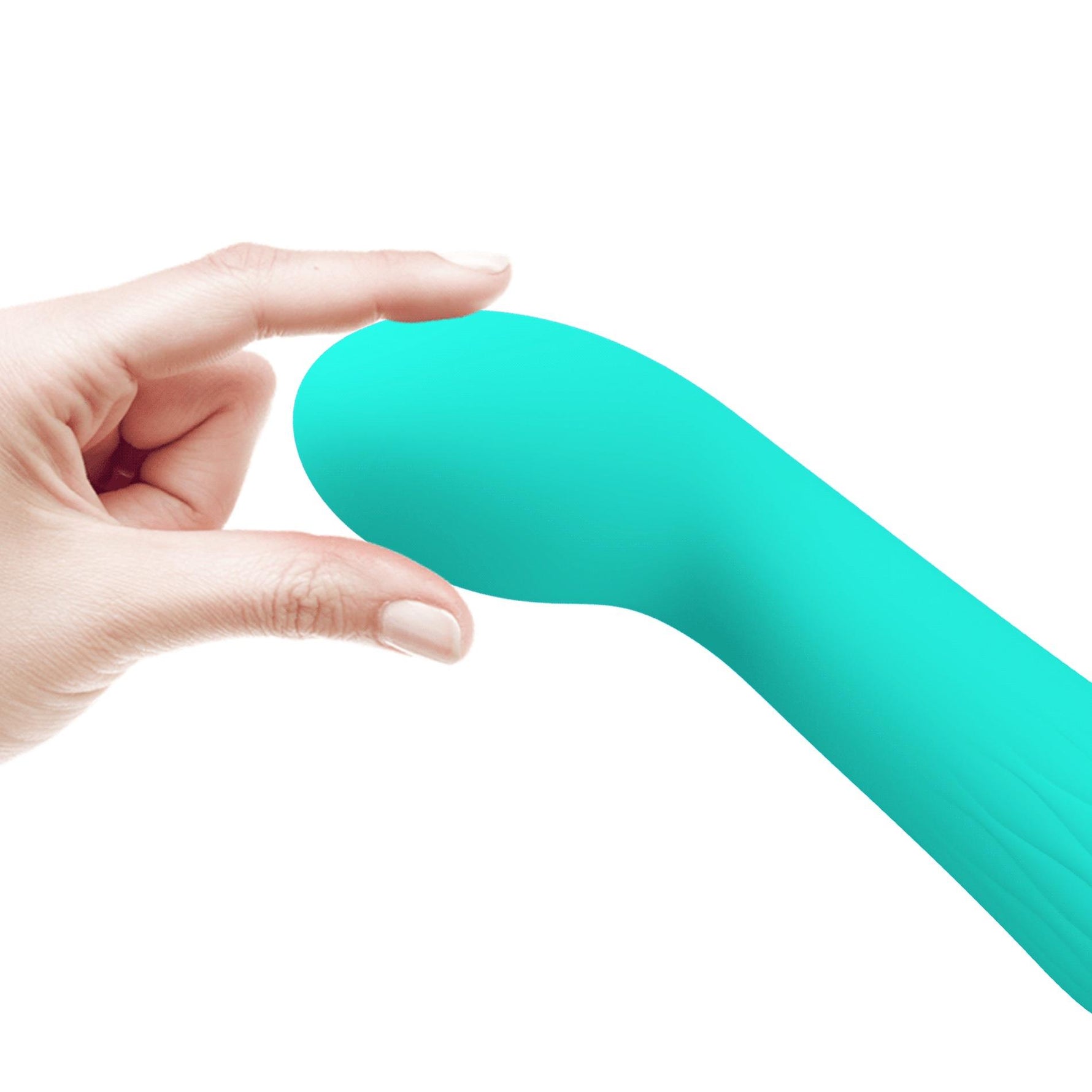 Vibrator Pretty Love Faun din silicon pentru punctul G, verde, cu 12 funcții