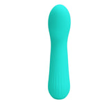 Vibrator Pretty Love Faun din silicon pentru punctul G, verde, cu 12 funcții