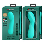 Vibrator Pretty Love Faun din silicon pentru punctul G, verde, cu 12 funcții