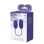 Ou vibrant Pretty Love Daisy Youth, silicon, 12 vibrații, 3 lipiri