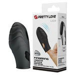 Vibrator cu deget Pretty Love Lich din silicon
