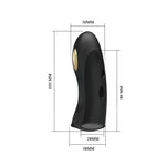 Husă pentru electrostimulare Pretty Love Marico, USB, Negru, 10,5 cm