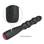 Mr Play Plug Vibrator Flexibil USB cu 12 Funcții