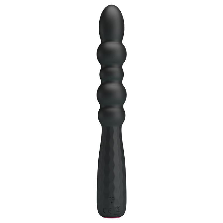 Vibrator Pretty Love Monroe pentru punctul G, silicon, negru, cu 12 funcții, USB