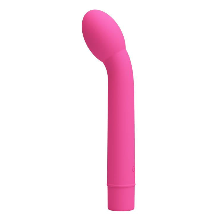 Vibrator Pretty Love Logan din silicon pentru punctul G, 10 funcții, roz