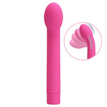 Vibrator Pretty Love Logan din silicon pentru punctul G, 10 funcții, roz