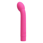 Vibrator Pretty Love Logan din silicon pentru punctul G, 10 funcții, roz