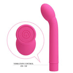 Vibrator Pretty Love Logan din silicon pentru punctul G, 10 funcții, roz