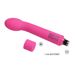 Vibrator Pretty Love Logan din silicon pentru punctul G, 10 funcții, roz