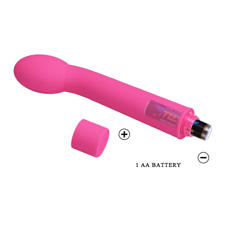 Vibrator Pretty Love Logan din silicon pentru punctul G, 10 funcții, roz