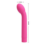 Vibrator Pretty Love Logan din silicon pentru punctul G, 10 funcții, roz