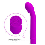Vibrator Pretty Love Logan pentru punctul G, silicon, 10 funcții, violet