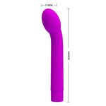 Vibrator Pretty Love Logan pentru punctul G, silicon, 10 funcții, violet