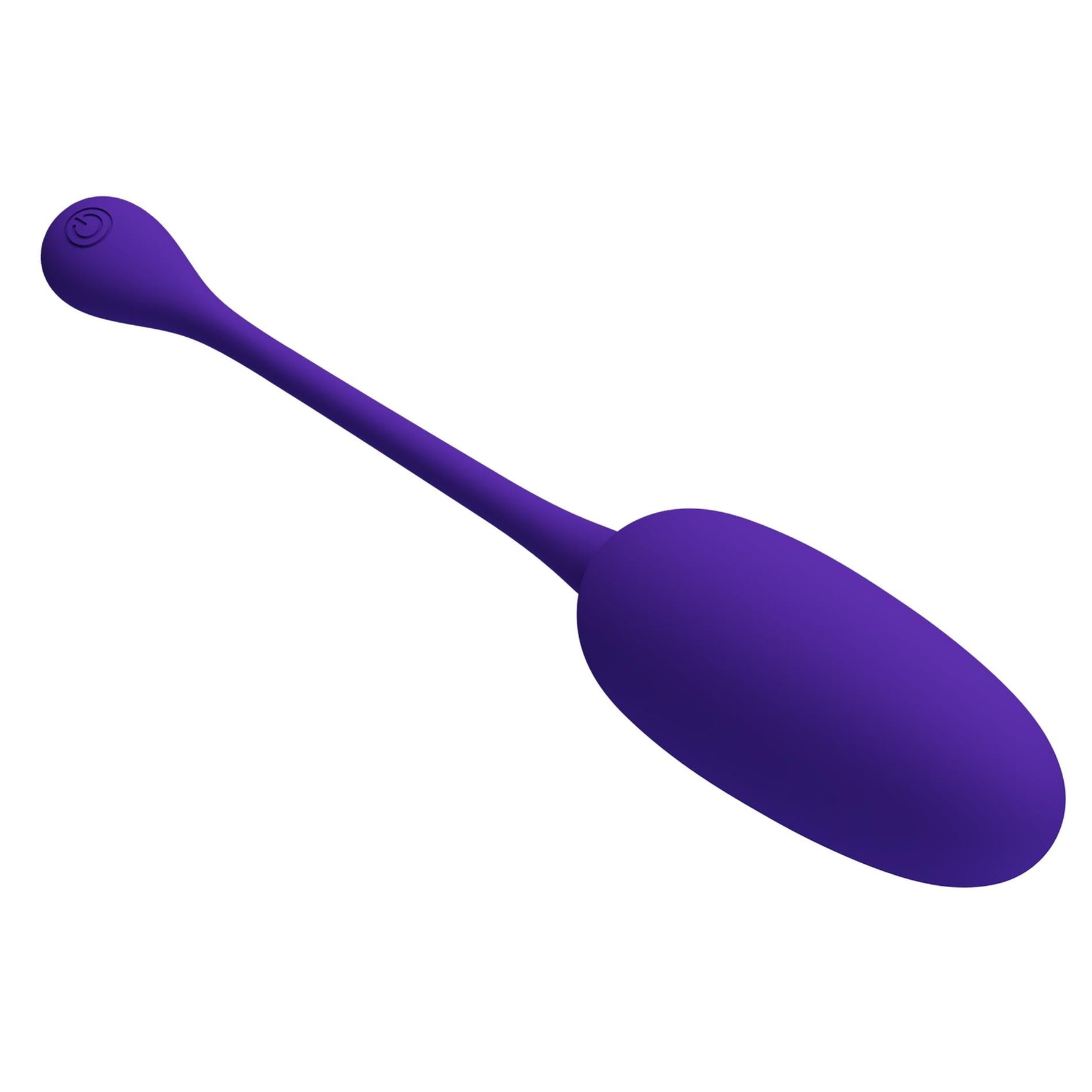 Ou vibrant din silicon Pretty Love Knucker, violet, 12 funcții