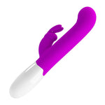 Vibrator Pretty Love Centaur din silicon, model iepure, 30 de funcții, violet