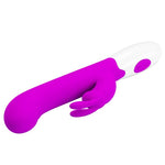 Vibrator Pretty Love Centaur din silicon, model iepure, 30 de funcții, violet