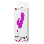 Vibrator Pretty Love Centaur din silicon, model iepure, 30 de funcții, violet