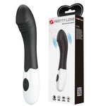 Vibrator Pretty Love Elemental Silicone pentru Punct G, Negru, 30 de Funcții