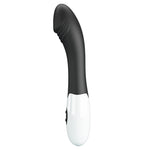 Vibrator Pretty Love Elemental Silicone pentru Punct G, Negru, 30 de Funcții