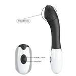 Vibrator Pretty Love Elemental Silicone pentru Punct G, Negru, 30 de Funcții