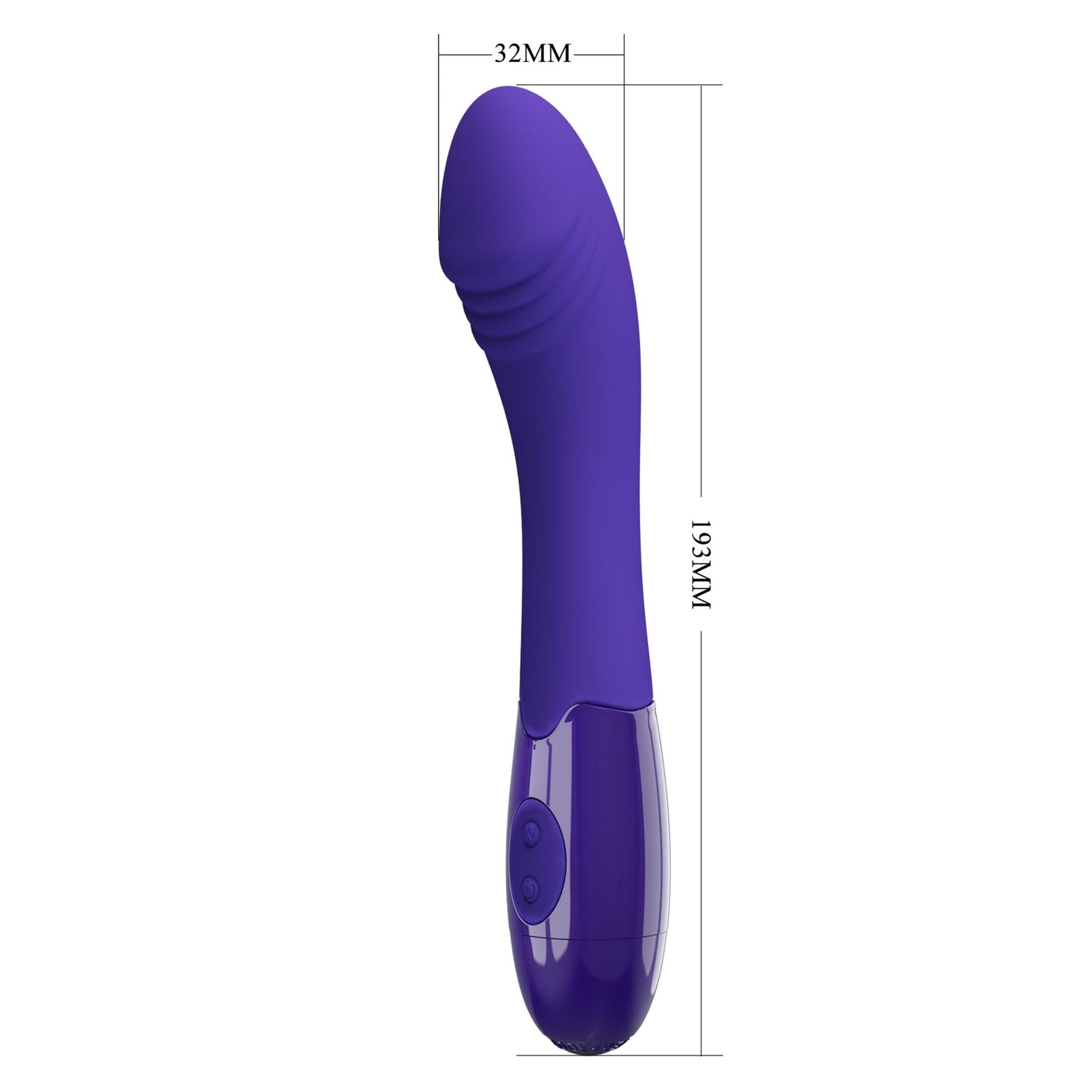 Vibrator Pretty Love Elemental Youth din silicon pentru punctul G, 30 de moduri