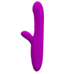 Vibrator Pretty Love Angelique pentru punctul G, silicon violet, USB