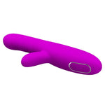 Vibrator Pretty Love Angelique pentru punctul G, silicon violet, USB