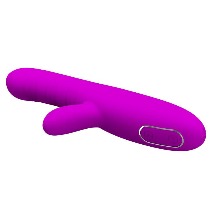 Vibrator Pretty Love Angelique pentru punctul G, silicon violet, USB