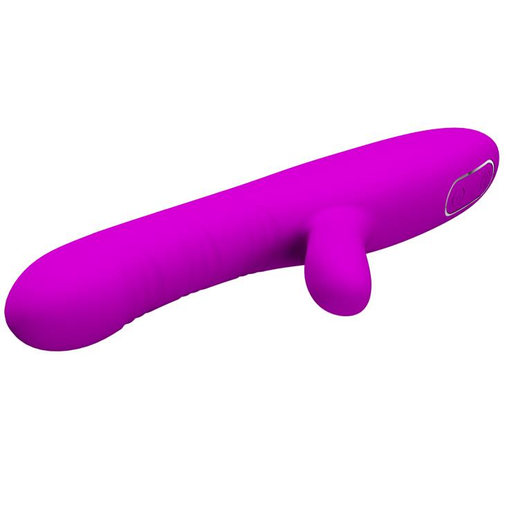 Vibrator Pretty Love Angelique pentru punctul G, silicon violet, USB