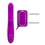 Vibrator Pretty Love Angelique pentru punctul G, silicon violet, USB