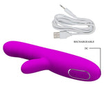 Vibrator Pretty Love Angelique pentru punctul G, silicon violet, USB